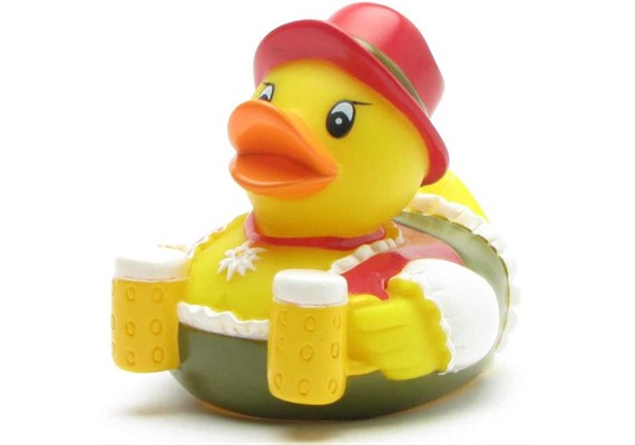 Badeente Dirndl Quietscheentchen