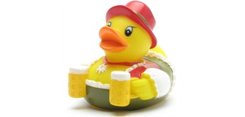 Badeente Dirndl Quietscheentchen