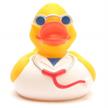 Badeente Doktor mit Brille - Gummiente | Bild 3