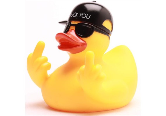 Badeente Duck You Quietscheente - Gummiente