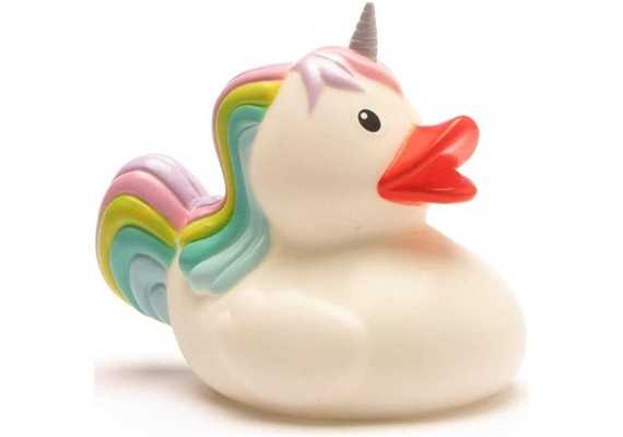 Badeente Einhorn Quietscheente