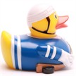 Badeente Eishockey blau | Bild 2