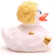 Badeente Engel mit blondem Haar - Gummiente | Bild 2