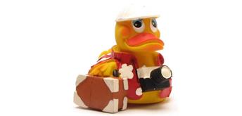 Badeente Fahr in den Urlaub - Gummiente