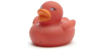 Badeente Farbwechsel braun - 5,5 cm