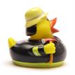 Badeente Feuerwehrmann - Gummiente | Bild 2