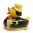 Badeente Feuerwehrmann - Gummiente | Bild 4