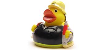 Badeente Feuerwehrmann - Gummiente