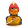 Badeente Feuerwehrmann - Gummiente | Bild 3