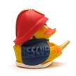 Badeente Feuerwehrmann - Gummiente | Bild 2