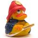 Badeente Feuerwehrmann - Gummiente