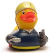Badeente Feuerwehrmann Quietscheente | Bild 3