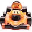 Badeente Formel 1 - orange - Gummiente | Bild 3