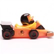 Badeente Formel 1 - orange - Gummiente | Bild 2