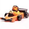 Badeente Formel 1 - orange - Gummiente