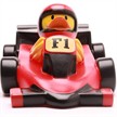 Badeente Formel 1 - rot - Gummiente | Bild 3