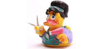 Badeente Friseuse - lila Quietscheente