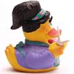 Badeente Friseuse - lila Quietscheente | Bild 2