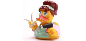 Badeente Friseuse - pink Quietscheente