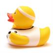 Badeente Fussballer (weiss) - Gummiente | Bild 4