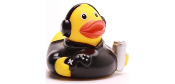 Badeente Gamer - Gummiente