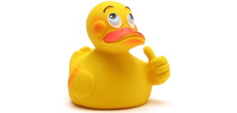 Badeente Gefällt mir - Gummiente