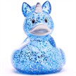 Badeente Glitzer Einhorn blau Quietscheente | Bild 3