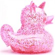 Badeente Glitzer Einhorn pink Quietscheente | Bild 2