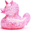 Badeente Glitzer Einhorn pink Quietscheente | Bild 4