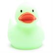 Badeente Glow in the Dark - grün - Gummiente | Bild 3