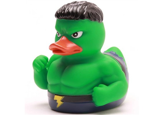 Badeente Green Power Quietscheente - Gummiente