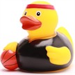 Badeente Gummiente Basketball Quietscheente | Bild 5