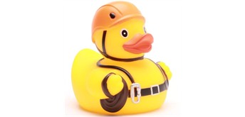 Badeente - Gummiente Bergsteiger Quitschente