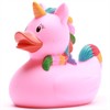 Badeente Gummiente Einhorn pink Quietscheente
