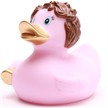 Badeente Gummiente Engel pink | Bild 5