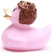 Badeente Gummiente Engel pink | Bild 4