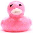 Badeente - Gummiente Glitzer rot | Bild 3