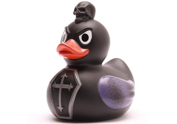 Badeente Gummiente Grufti Quietscheente