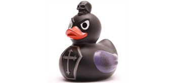 Badeente Gummiente Grufti Quietscheente