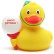 Badeente - Gummiente Happy Birthday | Bild 3