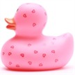 Badeente - Gummiente Herzchen pink | Bild 4