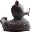 Badeente Gummiente Husky Quietscheente | Bild 2