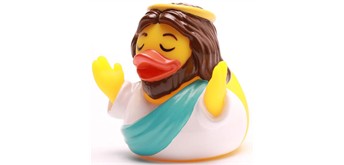 Badeente Gummiente Jesus Christus Quietscheente