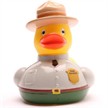 Badeente Gummiente Park Ranger | Bild 3