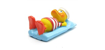 Badeente Gummiente Pool Chill Duck