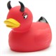 Badeente Gummiente Red Devil Duckie