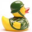 Badeente Gummiente Soldaten Quietscheente | Bild 2