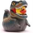 Badeente - Gummiente T-Rex grau | Bild 5