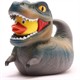 Badeente - Gummiente T-Rex grau