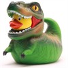 Badeente - Gummiente T-Rex grün